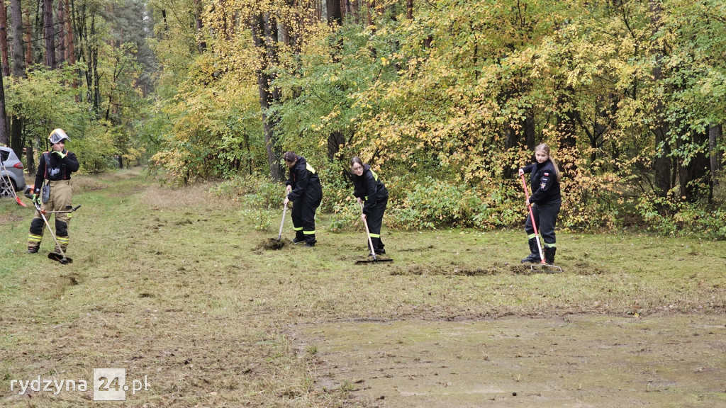 sprzątali mogiły w lesie pod Rydzyną