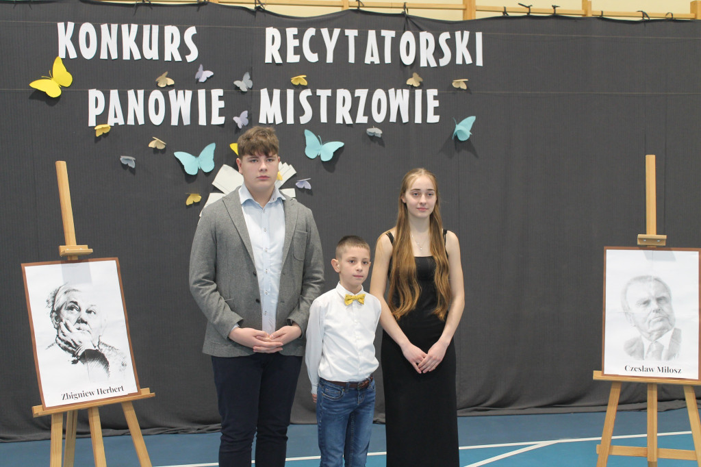 Konkurs recytatorski Panowie Mistrzowie