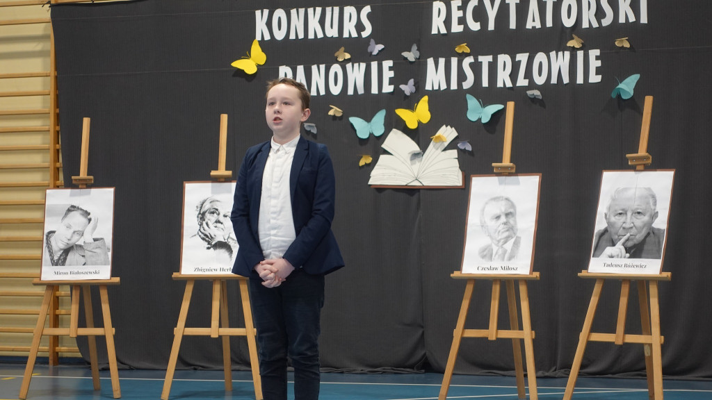 Konkurs recytatorski Panowie Mistrzowie