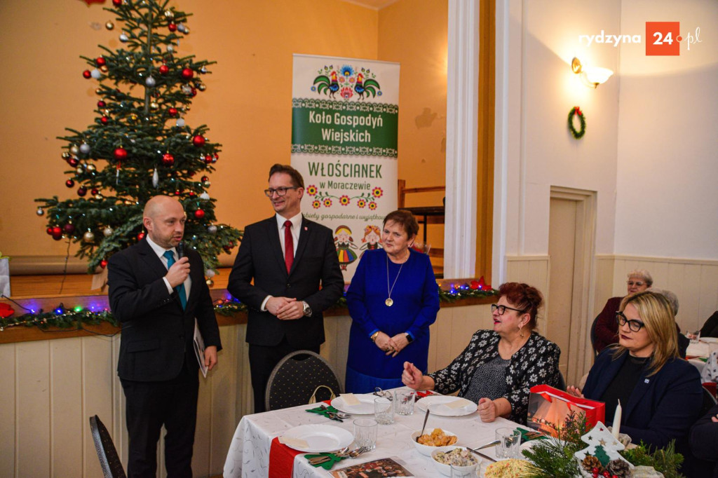 Wigilijne spotkanie Kół Gospodyń Wiejskich z gminy Rydzyna