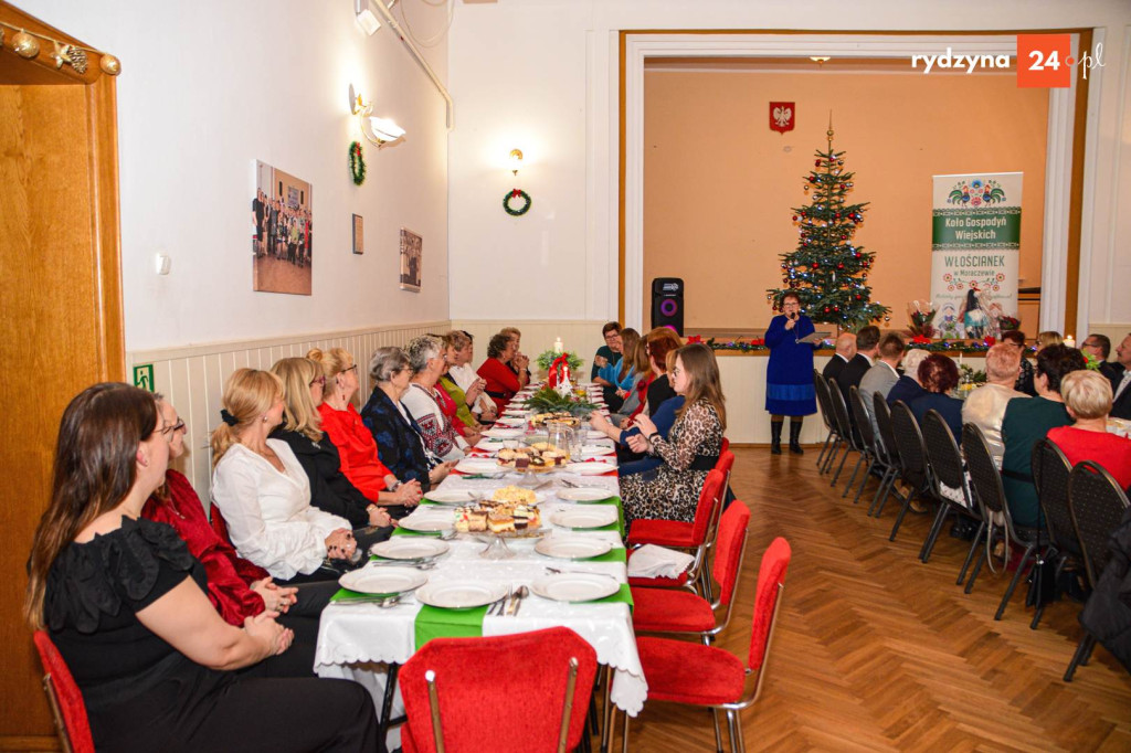 Wigilijne spotkanie Kół Gospodyń Wiejskich z gminy Rydzyna