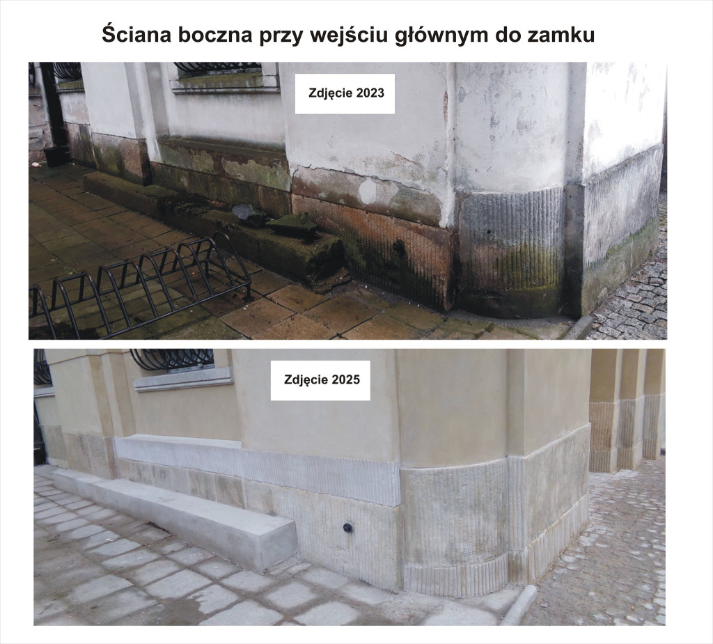 Rusztowania zniknęły sprzed zamku w Rydzynie