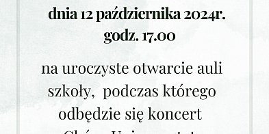 Uroczyste otwarcie auli Szkoły Podstawowej w Rydzynie –-99967