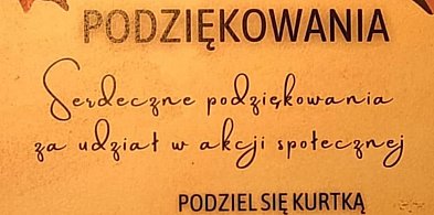 "Podziel się kurtką" - akcja charytatywna w gminnej szkole-100379