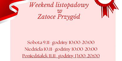 Weekend Listopadowy w Zatoce Przygód – atrakcje i godzi-100667