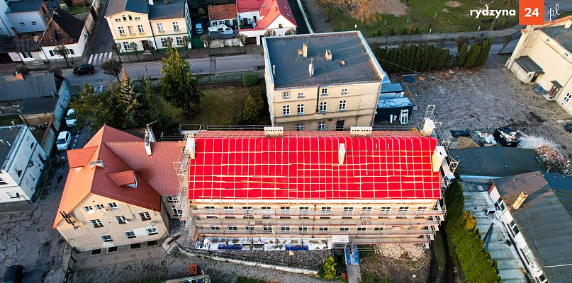 Trwa Rozbudowa Przedszkola w Rydzynie - Rewitalizacja Obiektu przy Plac Jana Dąbro - 100950