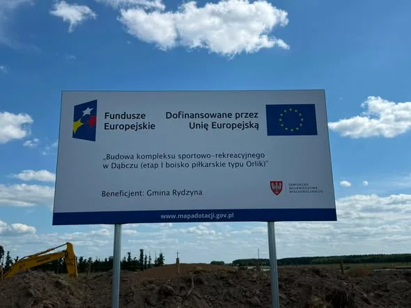 Boisko typu Orlik powstanie w Dąbczu. Gmina Rydzyna z dotacją UE