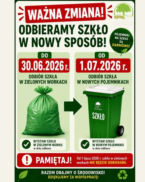 Zmiany w odbiorze szkła od lipca 2026 roku
