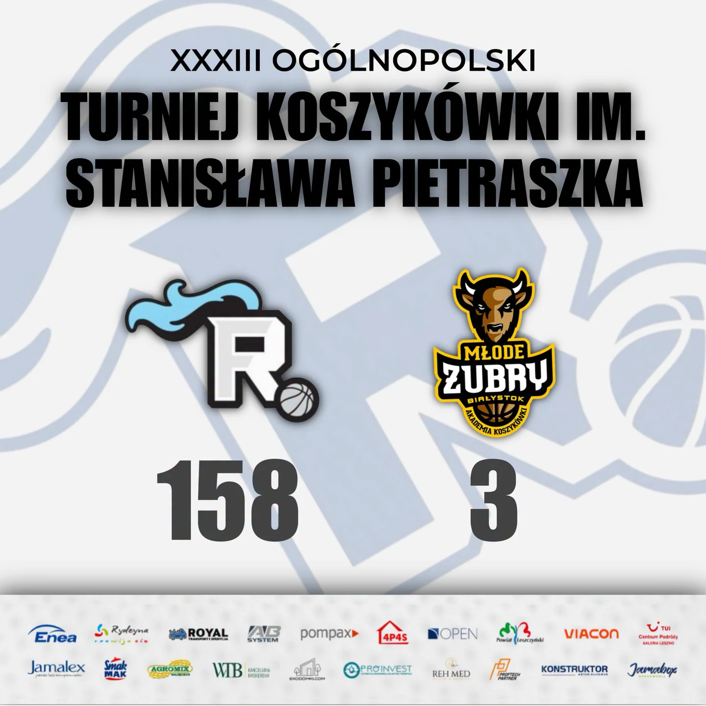 Rycerki Rydzyna rozgromiły rywalki 158:3 na Turnieju im. Pietraszka