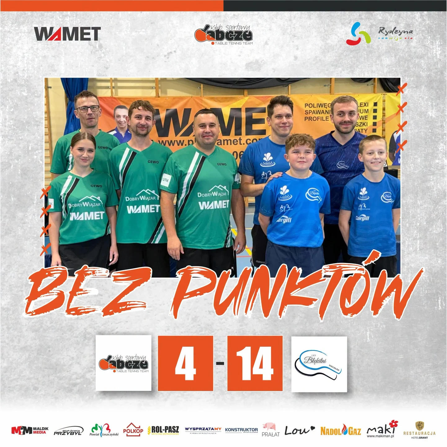 Porażka drugiej drużyny w 4. lidze OZTS Leszno