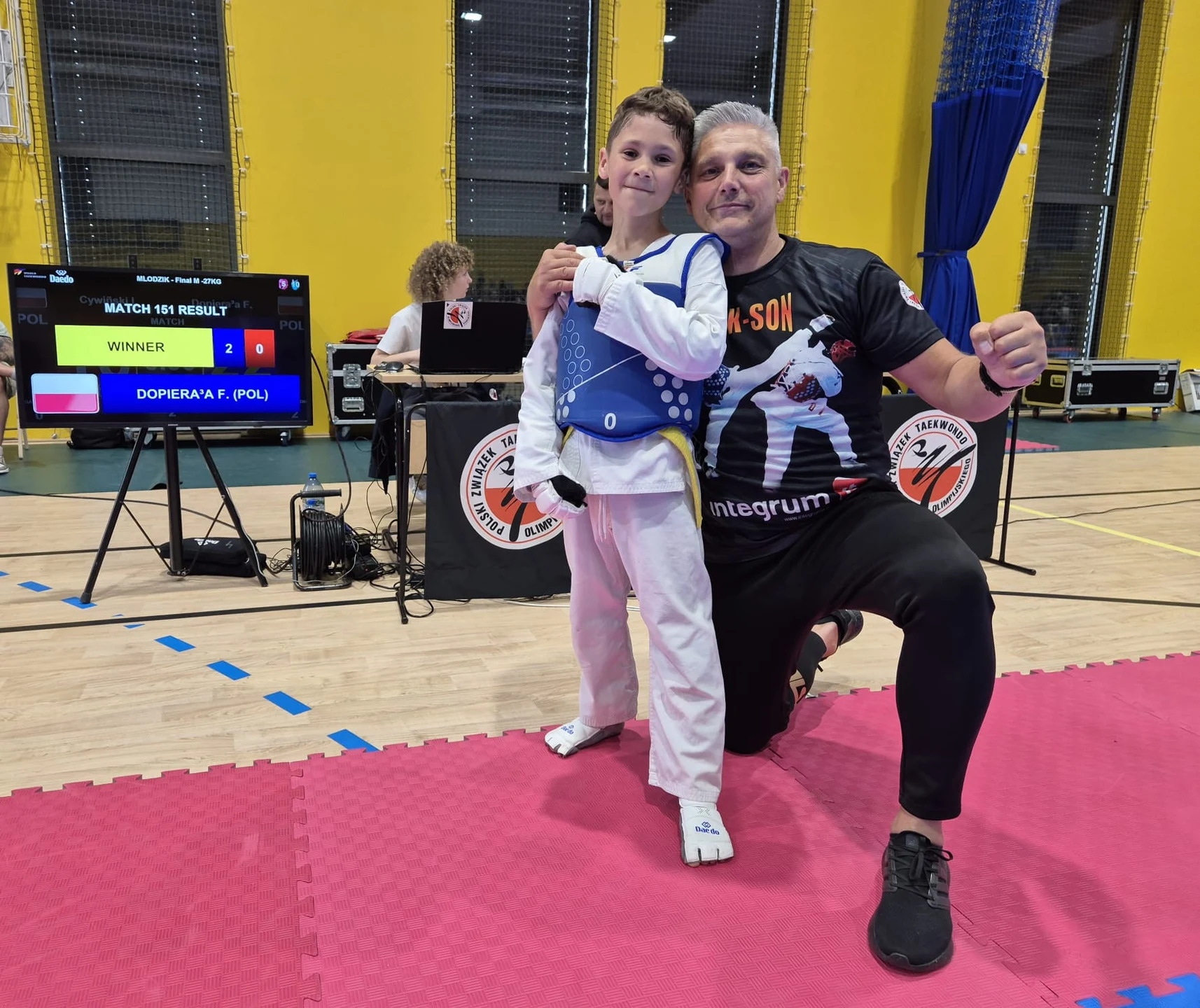 Franciszek Dopierała mistrzem Polski w taekwondo olimpijskim