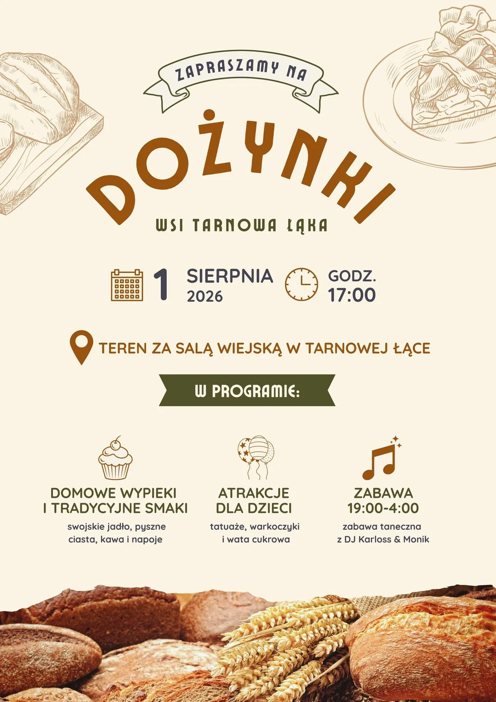 Święto plonów w Tarnowej Łące