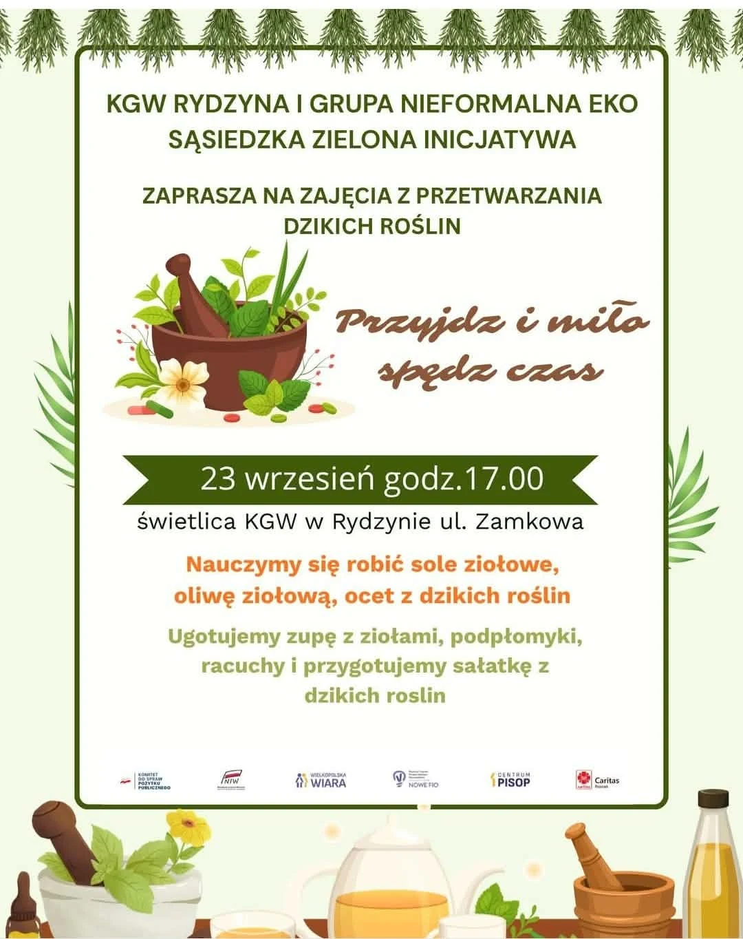 Ziołowe warsztaty w Rydzynie!