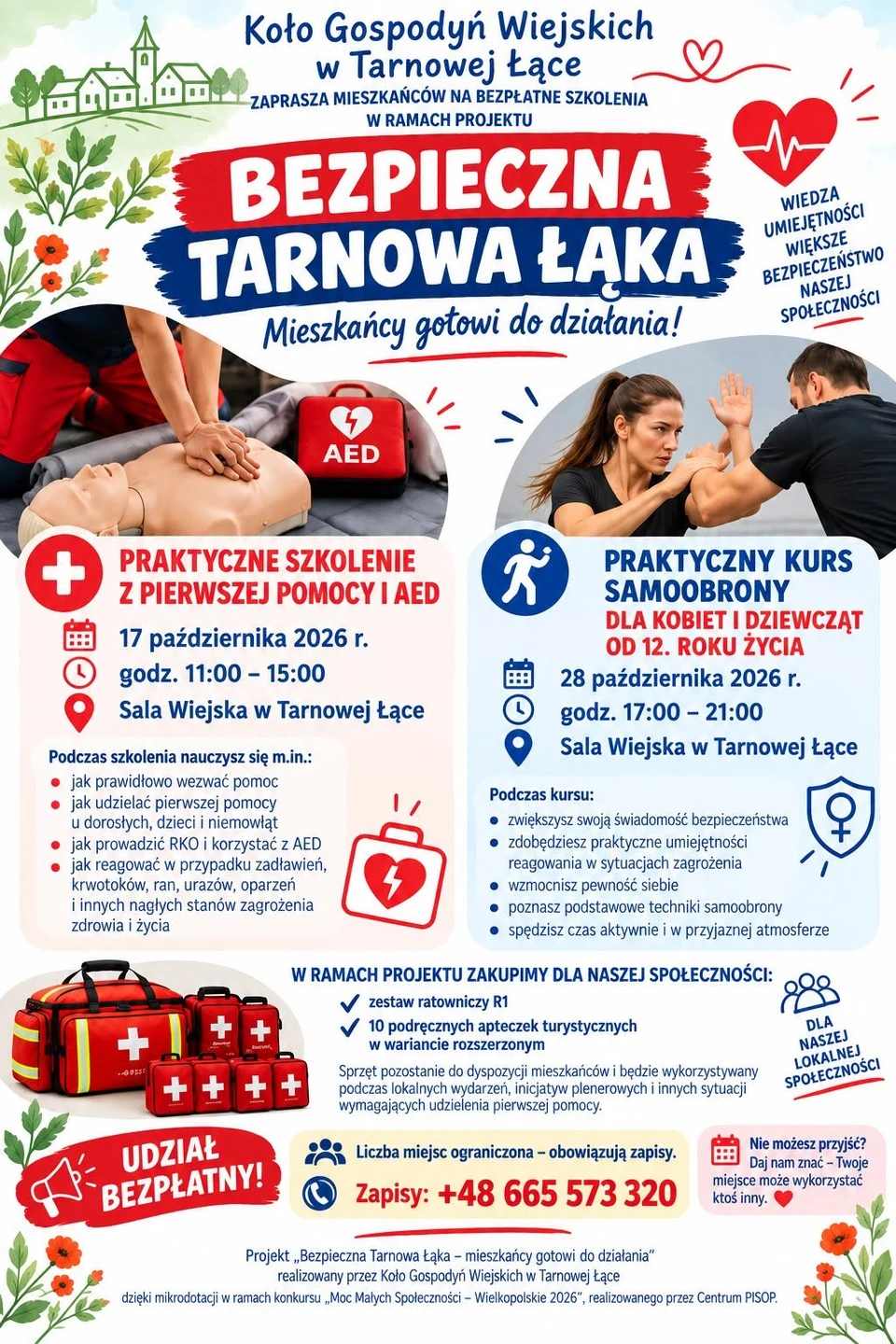 Mieszkańcy Tarnowej Łąki stawiają na bezpieczeństwo