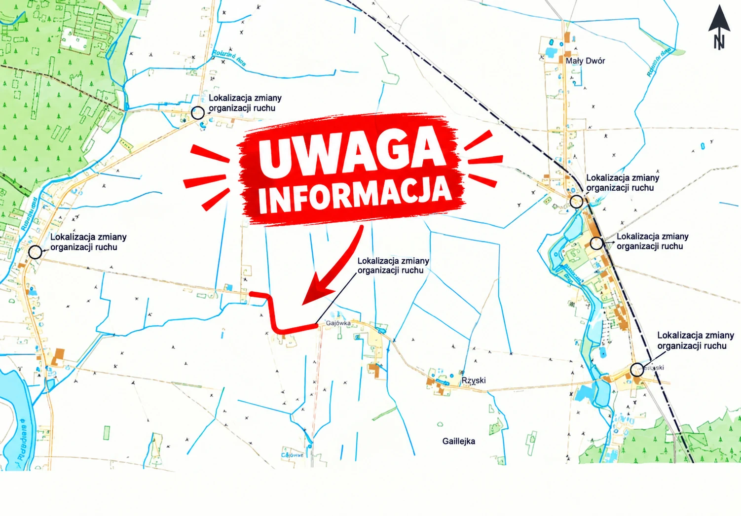 Droga Tworzanice – Robczysko zostanie zamknięta