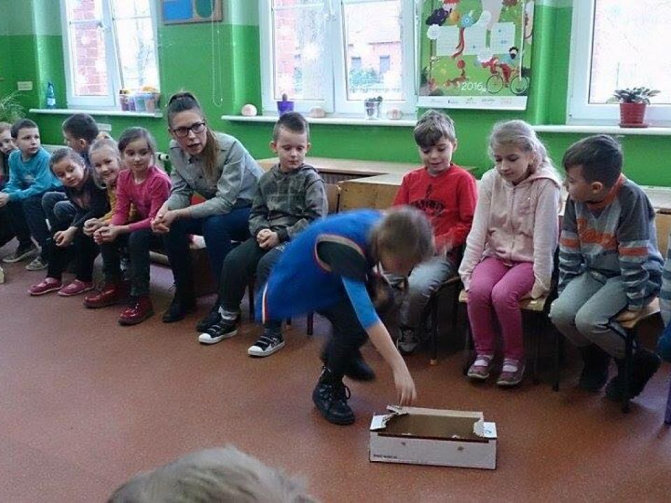 Pierwsza zbiórka gromady zuchowej w Rydzynie
