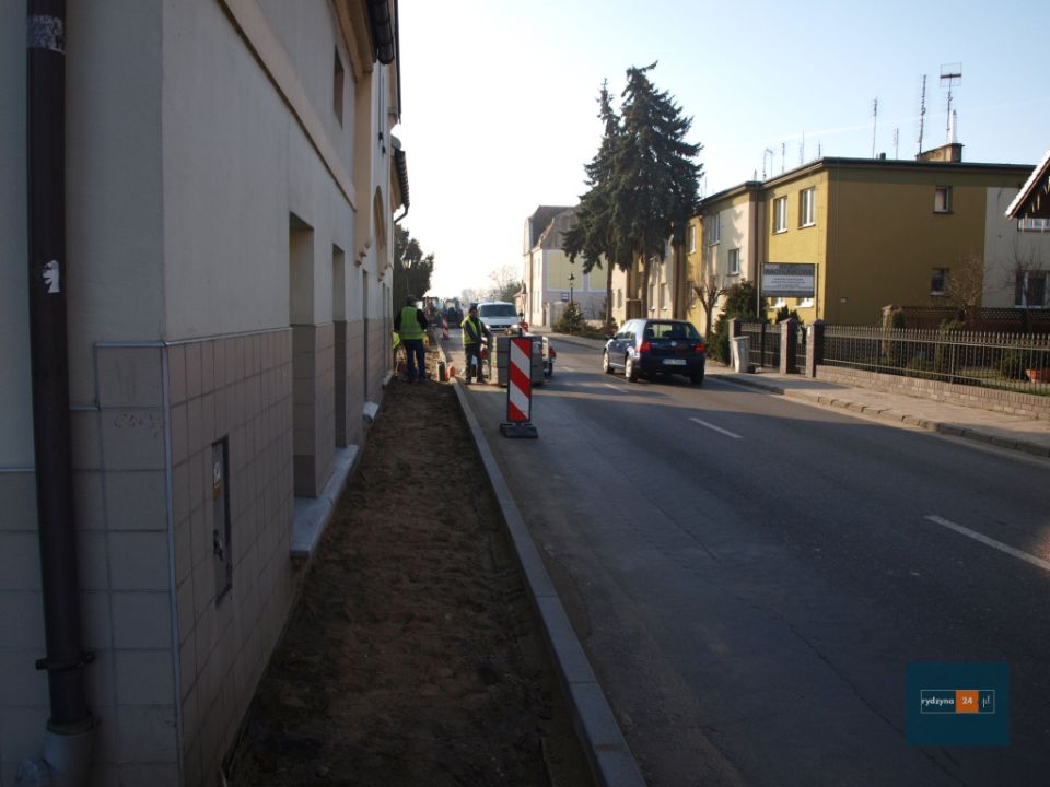 prace na ulicy Rzeczypospolitej