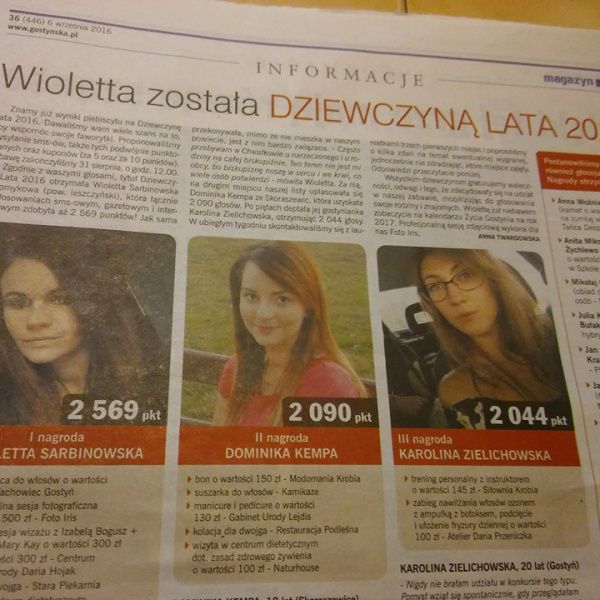 Wygrana Wiolki
