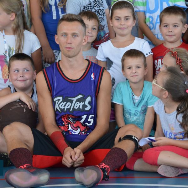 Dawid Mazur w SP w Dąbczu