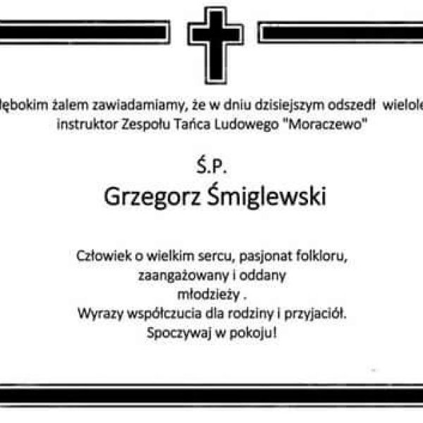 Pożegnanie Grzegorza Śmiglewskiego