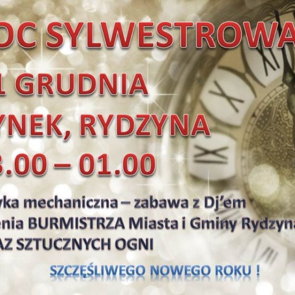 Sylwester na Rydzyńskim rynku