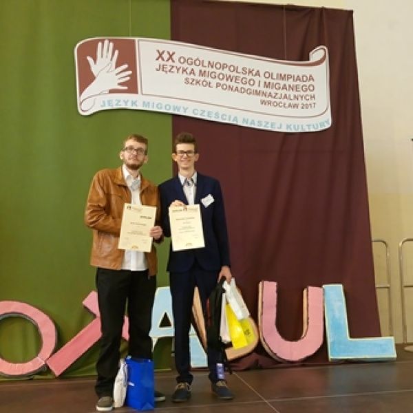 Kolejny sukces uczniów Liceum Ogólnokształcącego dla Młodzieży Słabosłyszącej i Ni
