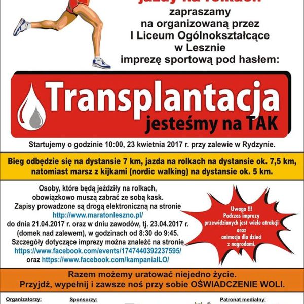 Transplantacja – jesteśmy na TAK!