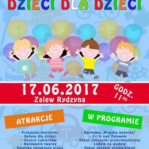 Uwaga! Festyn „Dzieci dla dzieci” przełożony na jutro