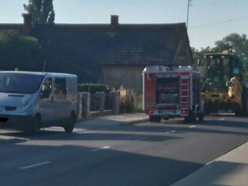Plama oleju w Dąbczu