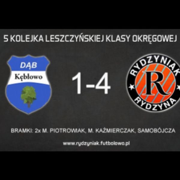 Rydzyniak nie do zatrzymania! 5 zwycięstwo z rzędu