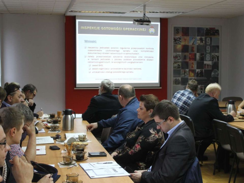 Narada z Komendantami Gminnymi, Naczelnikami OSP i pracownikami UG