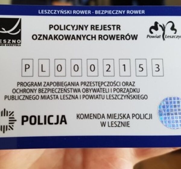  Oznakuj swój rower