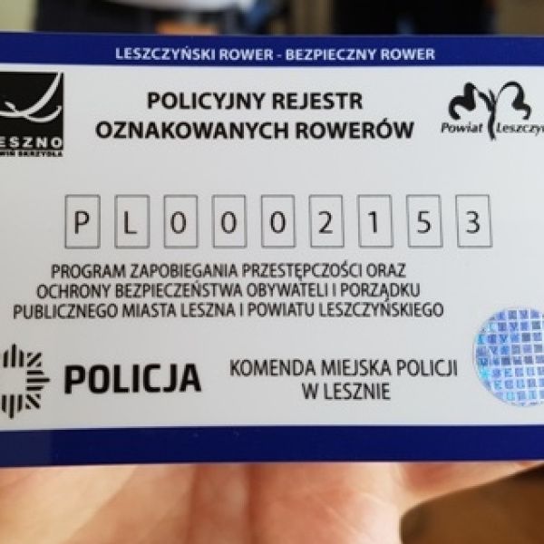 Oznakuj swój rower
