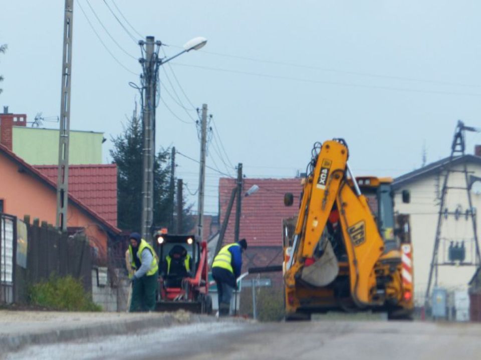 Ścieżki rowerowe w budowie