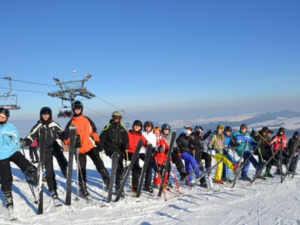 Sportowcy z SOSW z Rydzyny na obozie narciarskim w Zakopanem