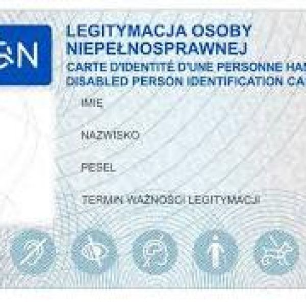 Można już wymieniać legitymacje osób niepełnosprawnych