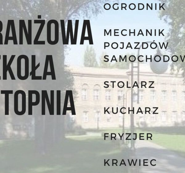  Rekrutacja do nowej branżówki w SOSW Rydzyna
