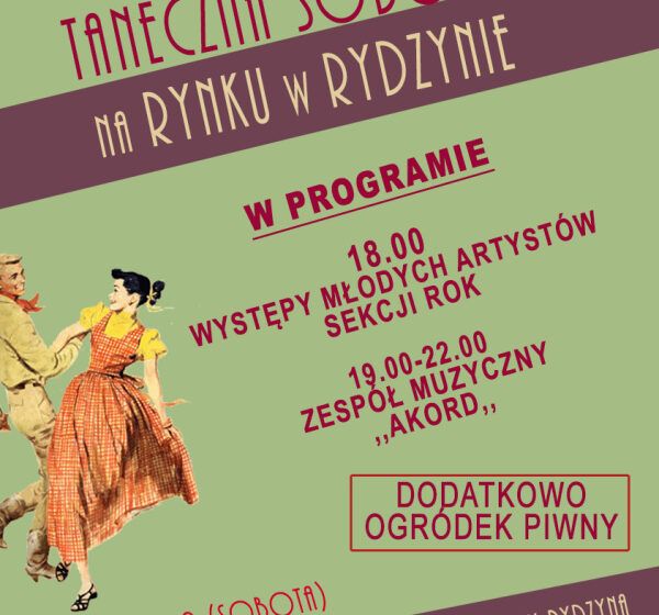  „Gorączka sobotniej nocy” – zapraszamy na rynek w Rydzynie