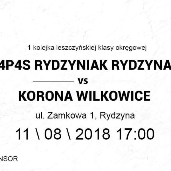 Już jutro mecz Rydzyniaka