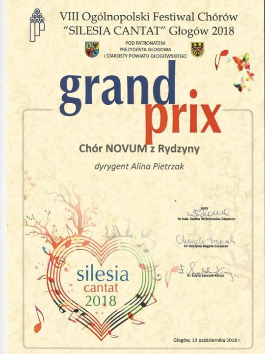 Chór NOVUM podbił Głogów