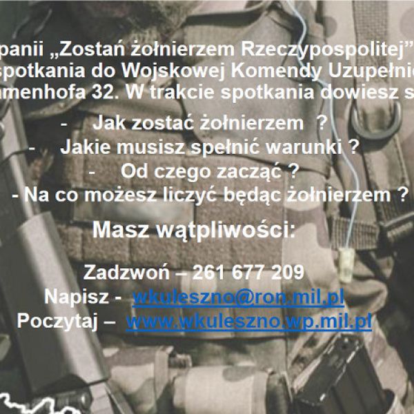 Zostań żołnierzem Rzeczypospolitej
