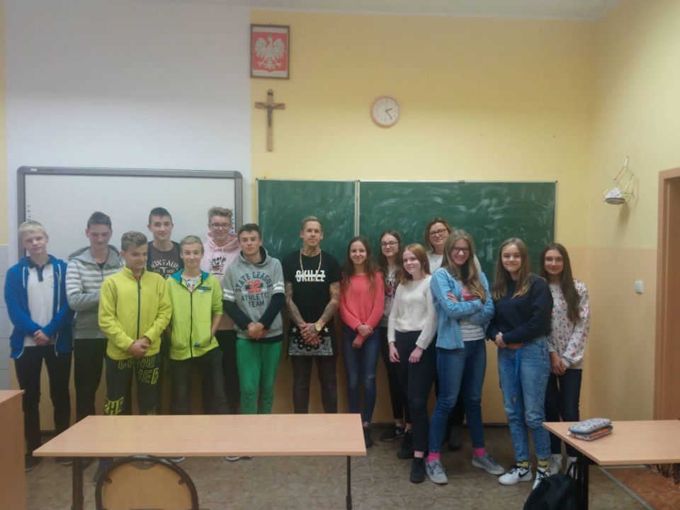 Podziarany Tata w SP Dąbcze