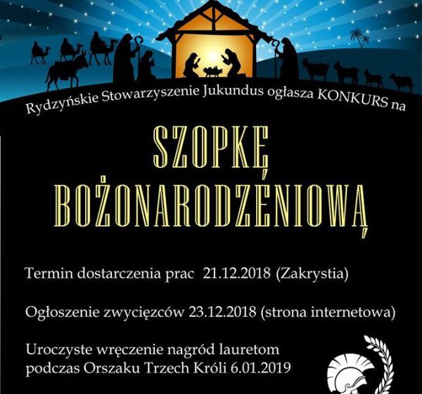  Konkursie na Przestrzenną Szopkę Bożonarodzeniową