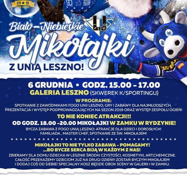  Mikołajki w zamku w Rydzynie z Fogo Unią Leszno