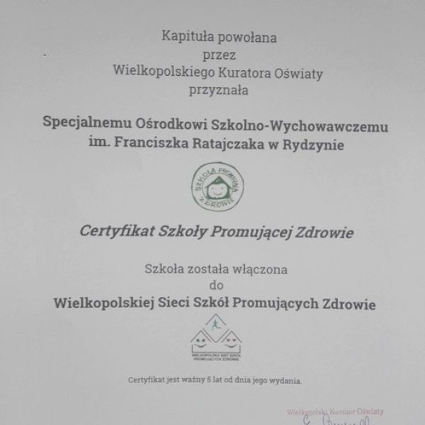 SOSW w Rydzynie promuje zdrowie