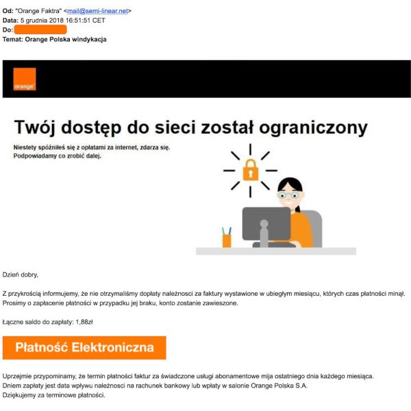Uwaga na fałszywe e-maile
