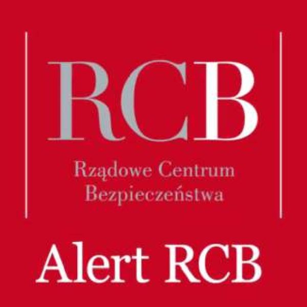 Alert Rządowego Centrum Bezpieczeństwa