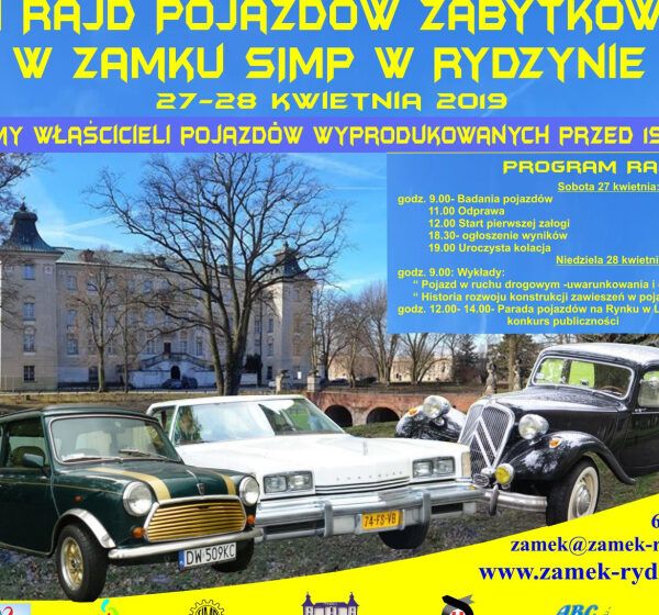  XVII Ogólnopolski Rajd Pojazdów Zabytkowych w Zamku
