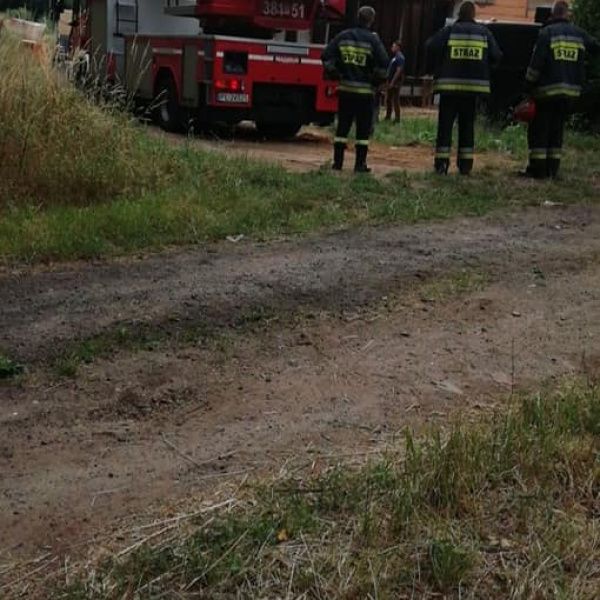 Atak padaczki na budowie w Dąbczu
