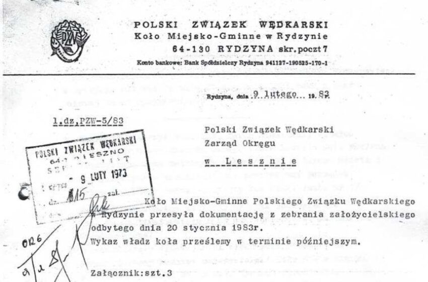 35-lecie koła wędkarskiego Rydzyna Miasto
